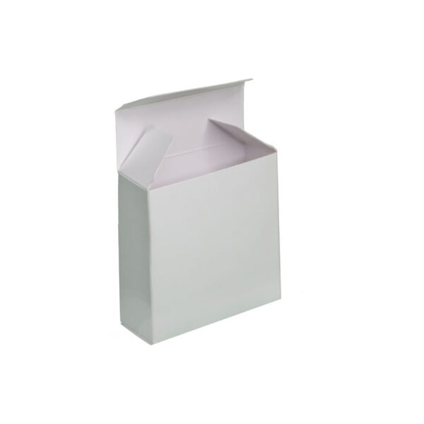 ESTUCHE 80X30X80 mm BLANCO PLASTIFICADO MATE - Imagen 2