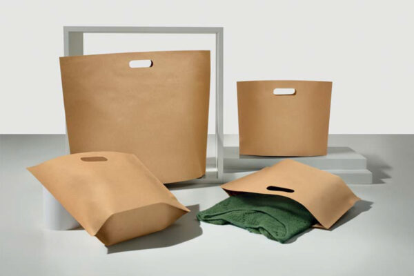 BOLSA PAPEL KRAF.52+15X44 ASA TROQUELADA BOTTOM BAG (D.BAG)
